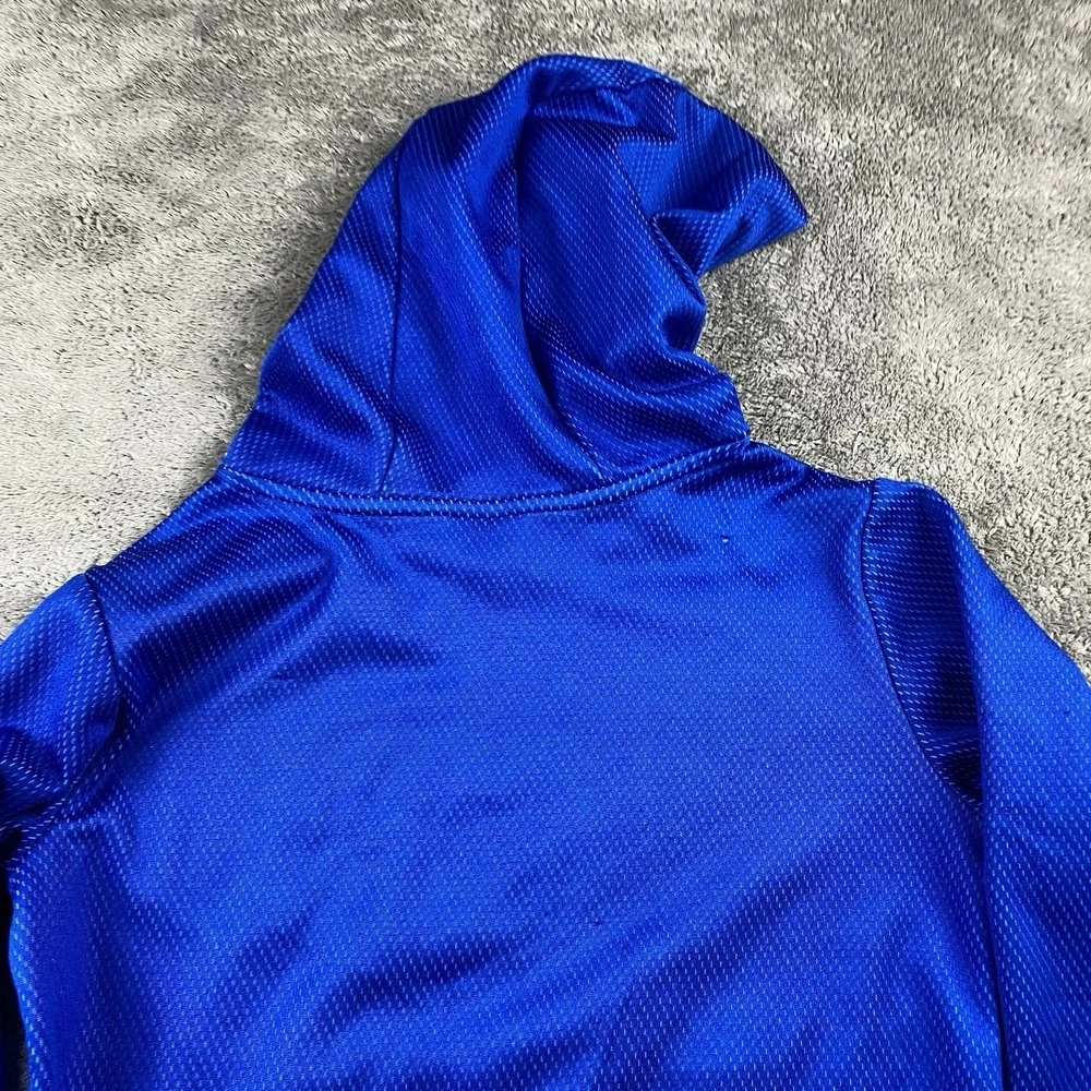 Nike Sweater Hoodie Youth Size 7/L Blue Dri-Fit‎